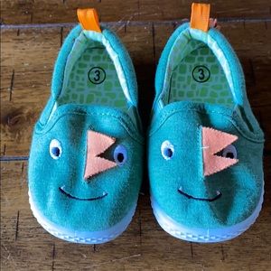 Size 3 baby boy slip on shoes